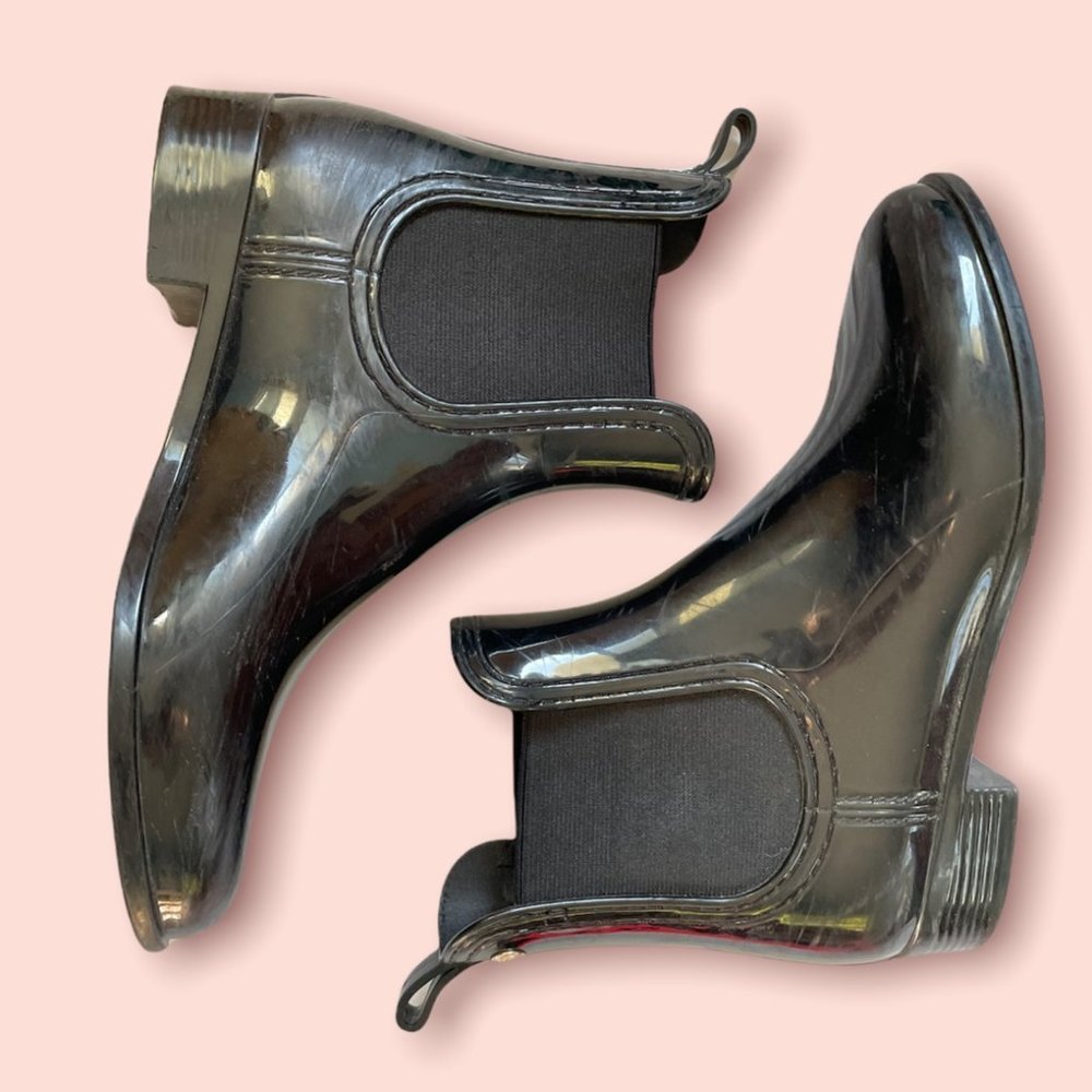 Short black rain boots / wellies from GIOS EPPO